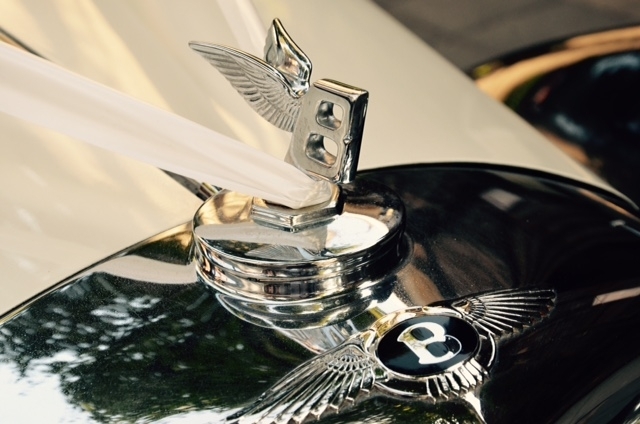 Bentley R-Type classic car luxury interior with leather seats