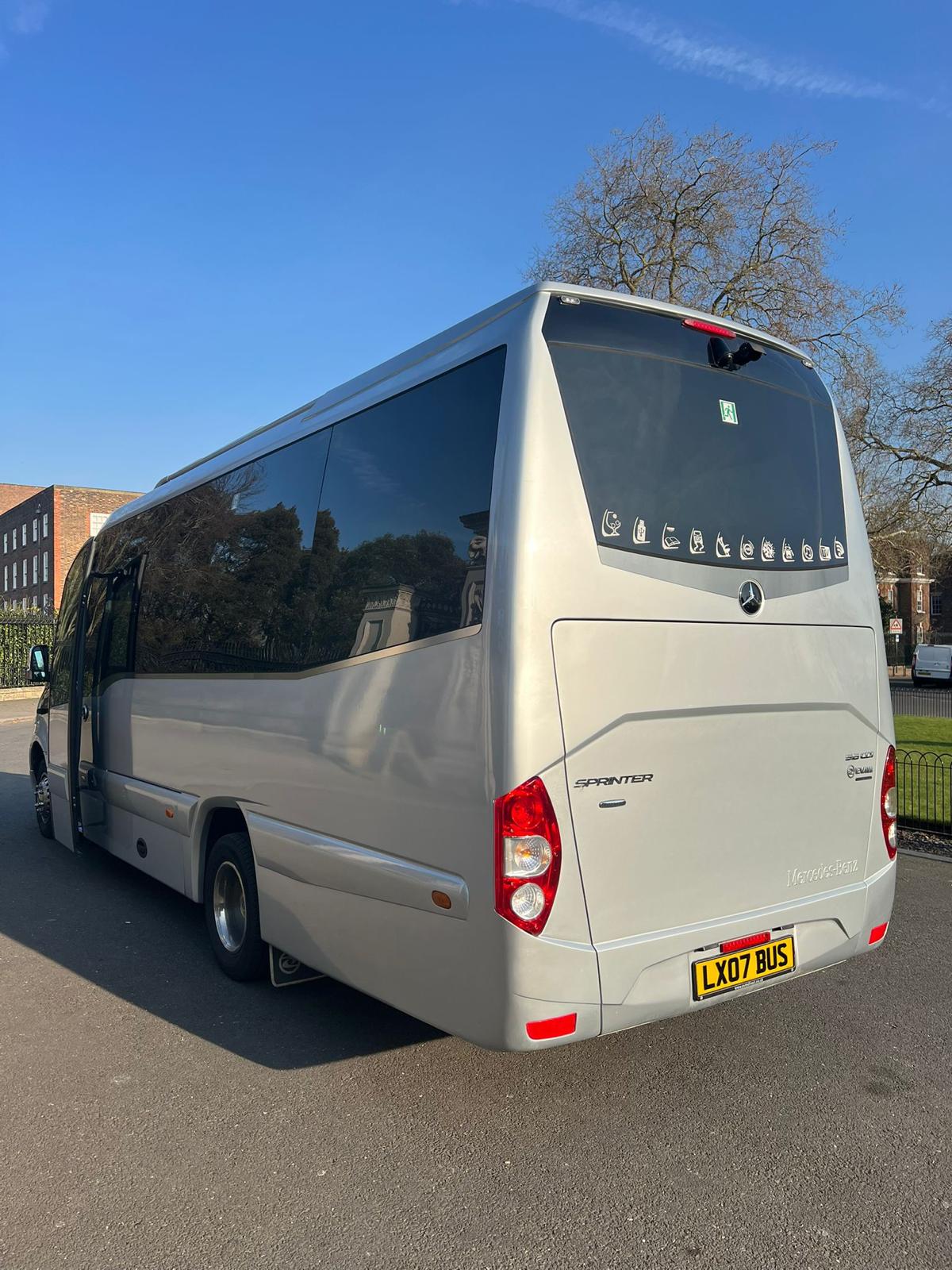 Mercedes Sprinter 20 seater interior comfortable wedding transport