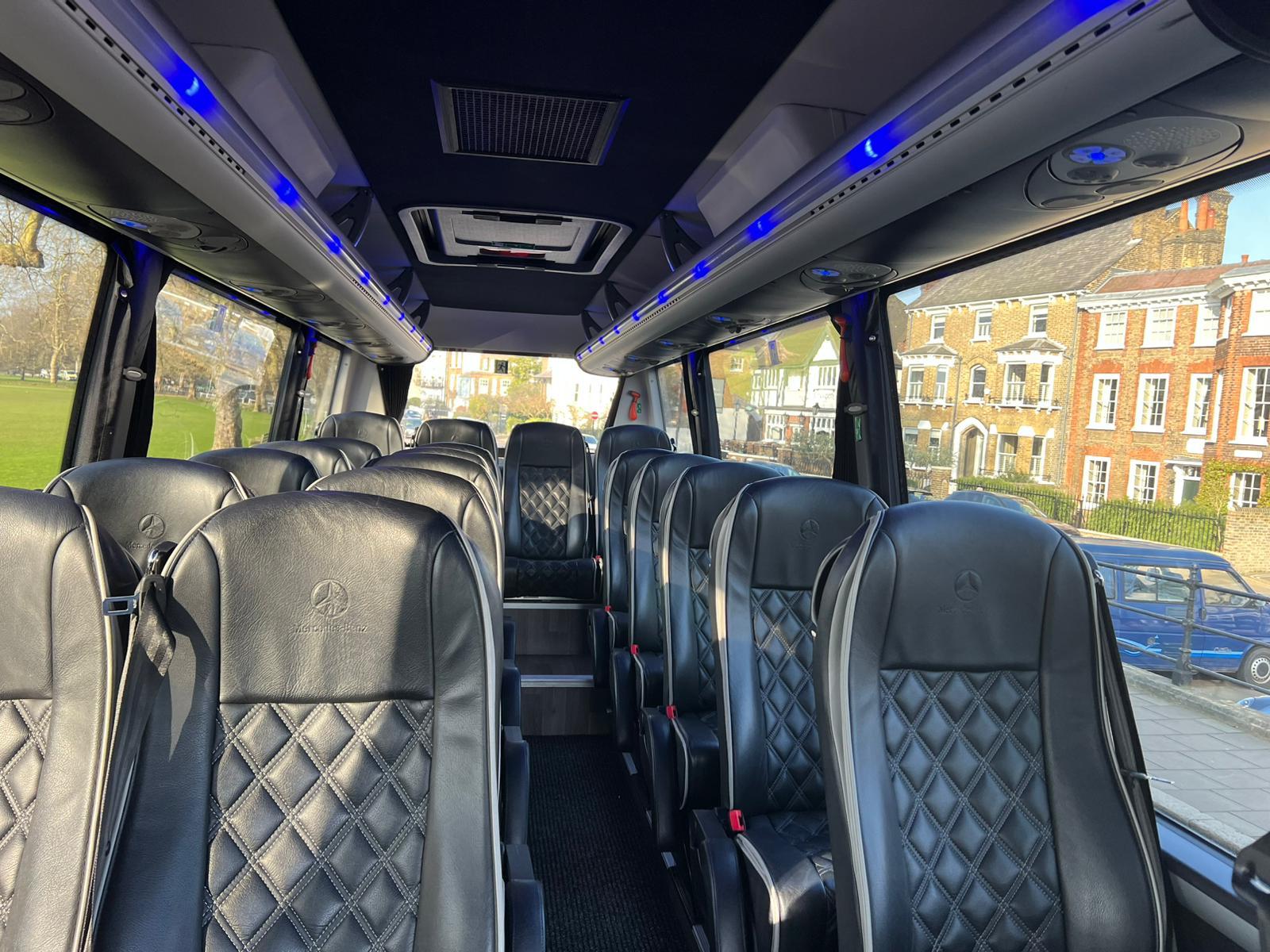 Wedding guest transport Mercedes Sprinter chauffeur service