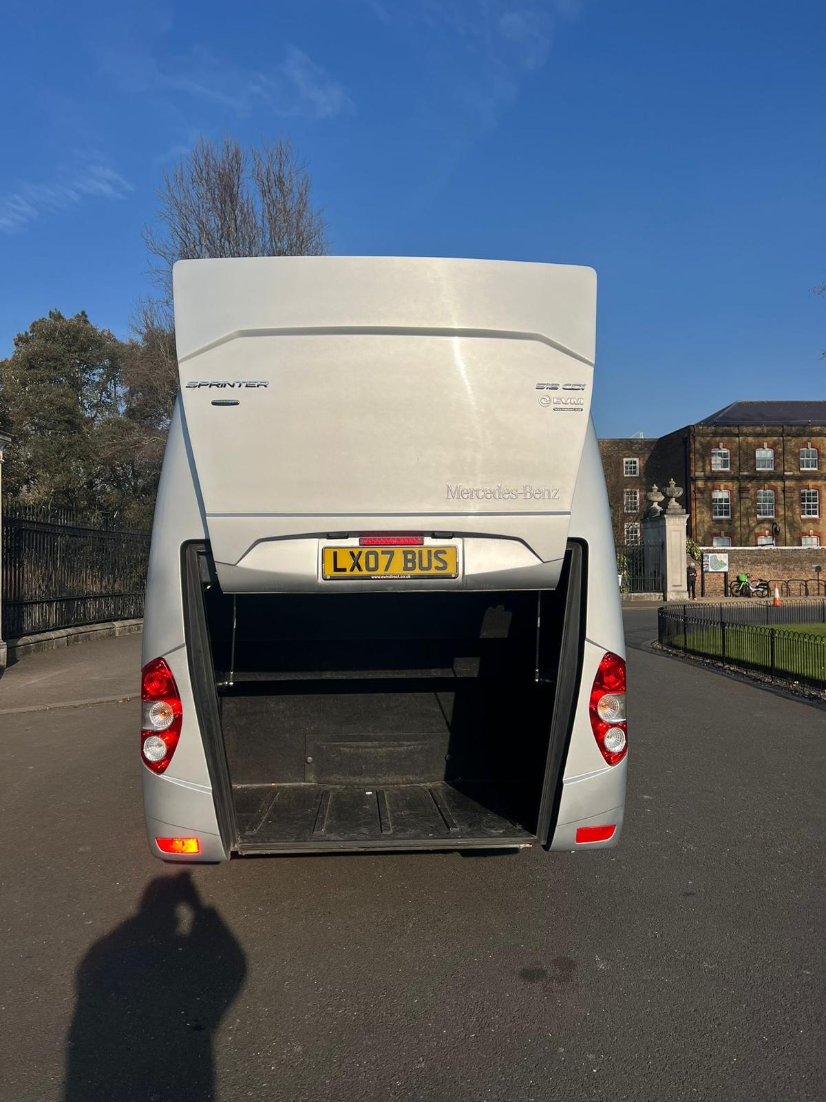 Luxury wedding minibus Mercedes Sprinter 20 seats group travel