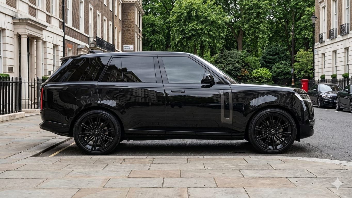 Range Rover wedding car hire London black Autobiography LWB