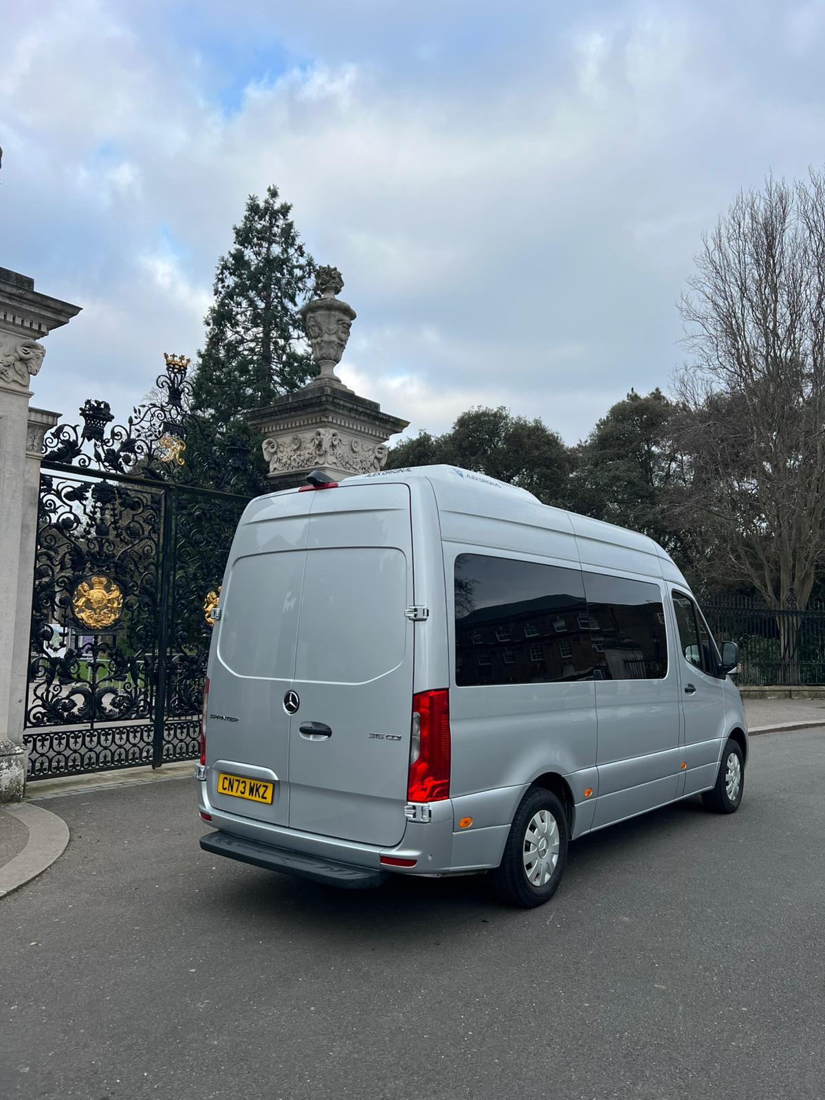 Mercedes-Benz Sprinter Executive 8 seater luxury chauffeur minibus exterior