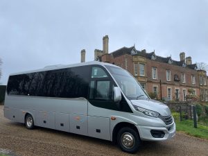 32 seater midi coach hire London with wheelchair ramp