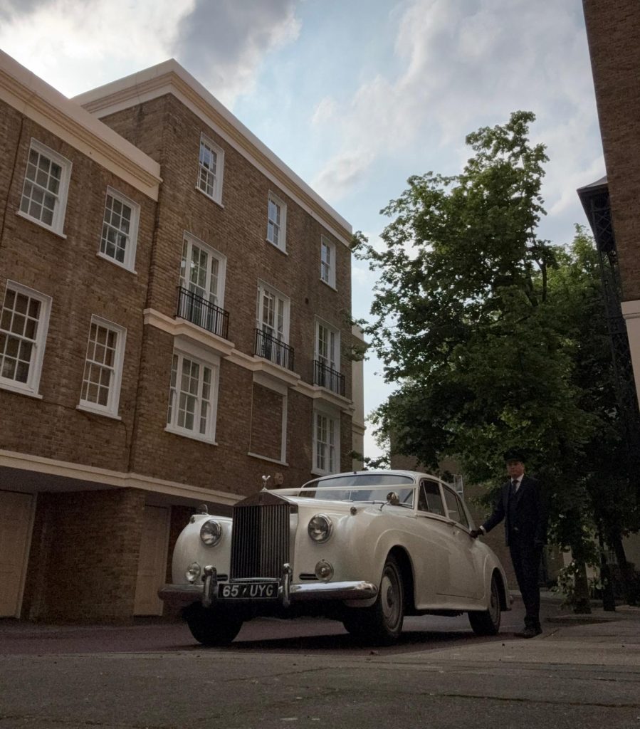 Classic 1950s Rolls-Royce vintage wedding car in London